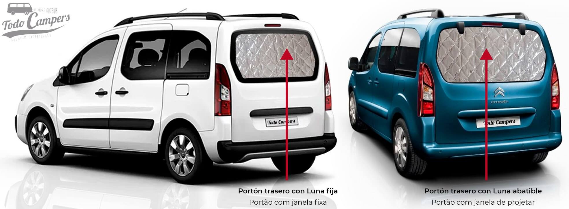 puertas traseras de portón K9